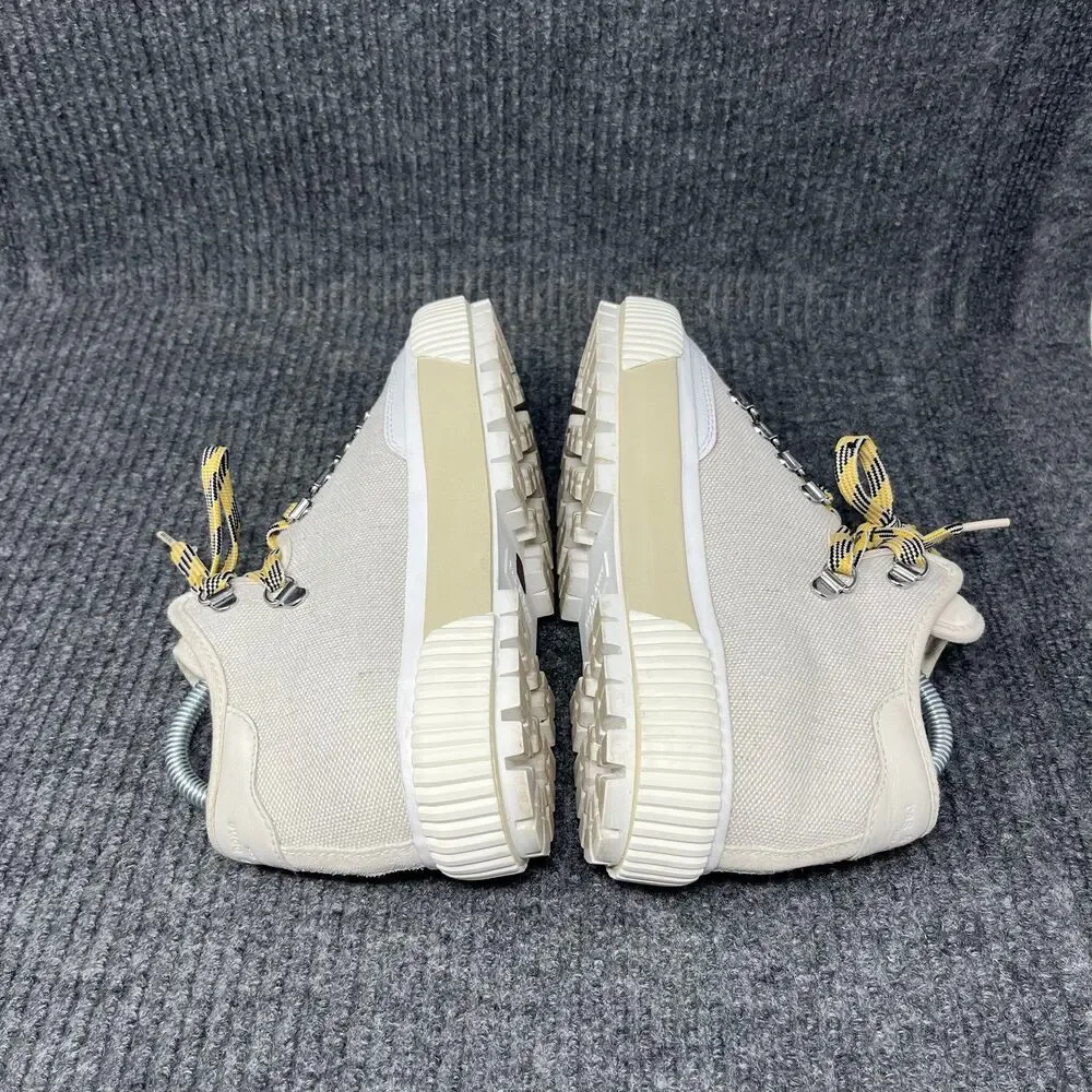 Rag & Bone Army Hiker Low Ecru White Beige Canvas Shoes Sneakers Womens 36 / 6 - Picture 5 of 7